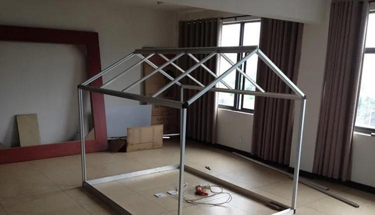 Description Picture 2 of itemmetal frame backyard agricultural aluminium flower greenhouse