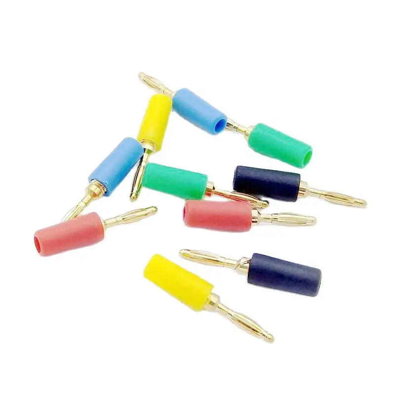 Description Picture 4 of item5 color 2mm Banana Plug Terminals Gold-plated Wiring  2mm Banana connector jack Plug 10pcs/lot