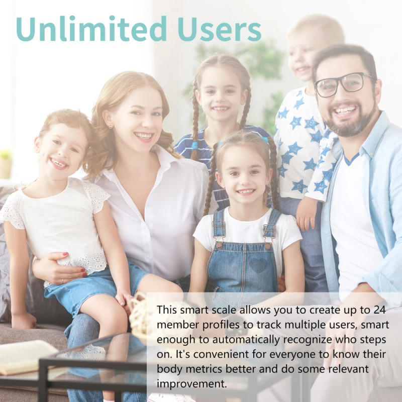 Description Picture 2 of itemScales for Bmi Body Weight and Fat Large Display Weight Scale High Accurate Body Fat Scale Digital Bluetooth Bathroom Scale