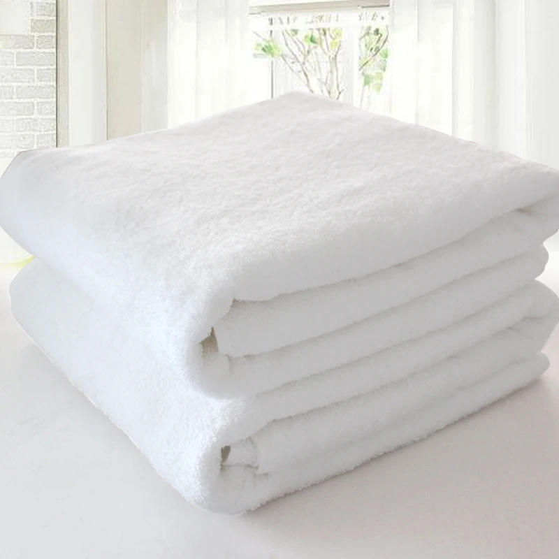 Description Picture 6 of itemHigh Quality New 100% Cotton Bath Towels White Embroidery Star Hotel Luxury Bath Towel Sets Soft Hand Towel Absorbent 2020 New