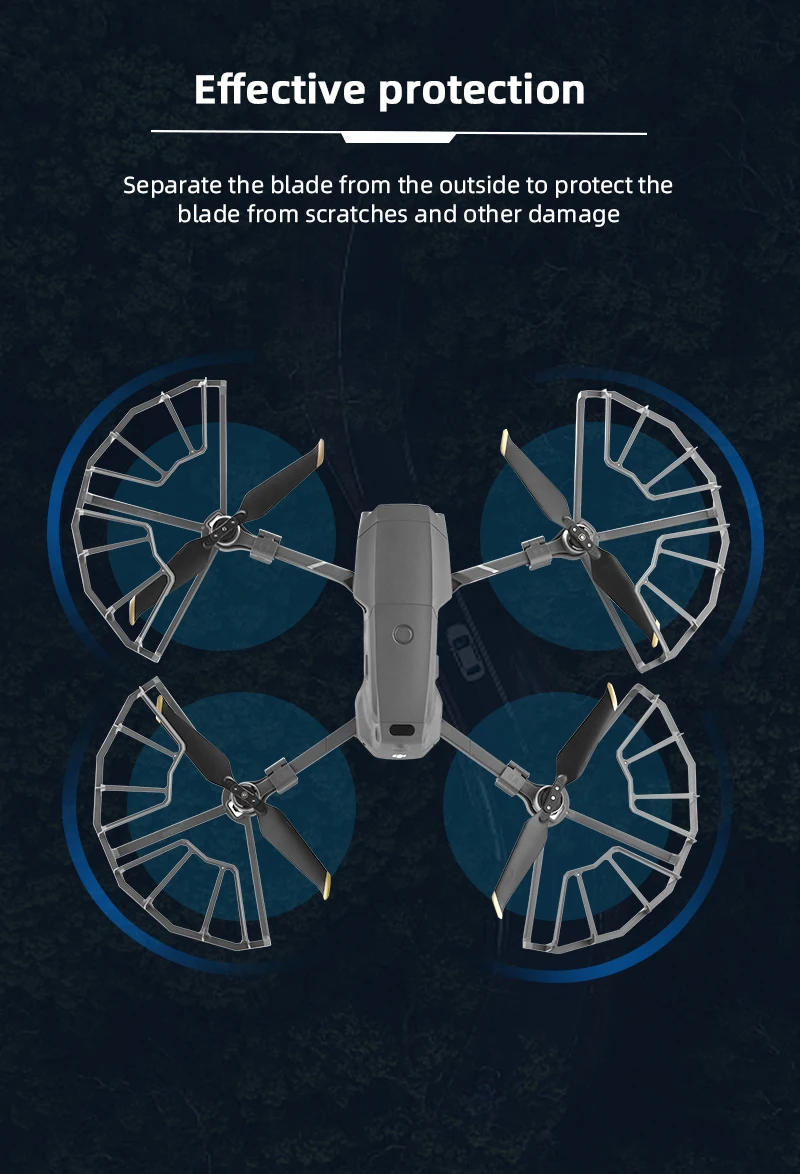 Description Picture 6 of itemPropeller Guard for DJI Mavic 2 Pro/Zoom Drone Props Fully Enclosed Propeller Protector Wing Fan Cover for Mavic 2 Accessory