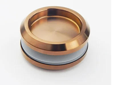 Description Picture 4 of item304 Stainless Steel Sliding Glass Door Back To Back Round Finger Knob Pull Shower Enclosure Bathroom Shiny Matte Black Rose Gold