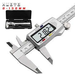 0-150mm/6" metal casing Digital CALIPER VERNIER caliper stainless steel digital caliper carbon fiber digital GAUGE MICROMETER