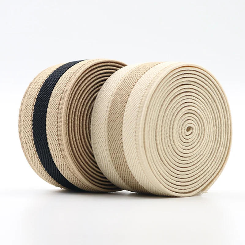 Description Picture 3 of item35mm Stripe Tape Elastic Lace Trim Ribbon Stretch Elastic Band Lace Ribbon Braid Webbing DIY Sewing Underwear Accessories 1meter