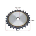 1.5M 06B Straight Transmission Drive Roller Chain 20/22/25/28 Teeth 06B Sprocket Gear Chain for industrial Machine