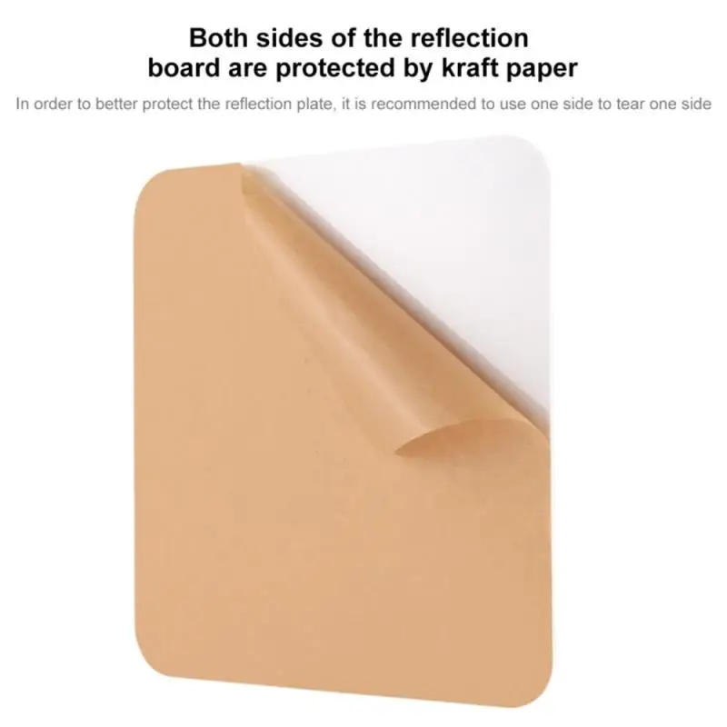 Description Picture 2 of item20CM Acrylic Reflection Board Photographic White Black Background Photo Reflction Display Board Props For Light Box Accessories