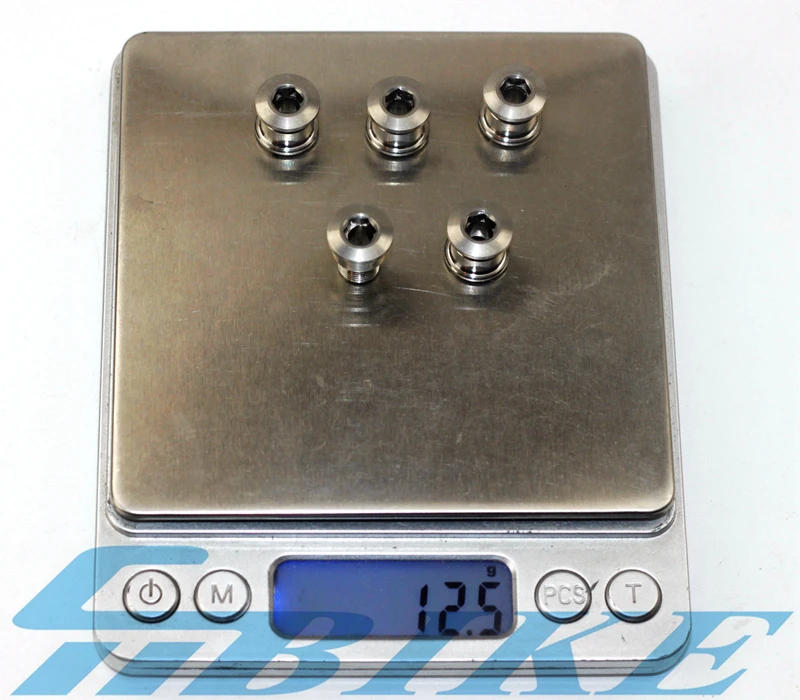 Description Picture 4 of itemACEOFFIX Ti Chainring Bolt Bike Chainwheel Screw for Brompton Accessories Crankset Bicycle Crank Parts