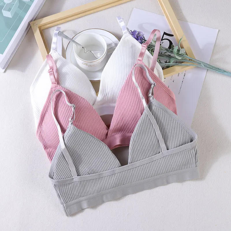 Description Picture 4 of itemWomen Yoga Sports Bras Triangle Cup Underwear Female Breathable Wrapped Tube Top Sexy Beauty Back Adjustable Sling Bra Vest