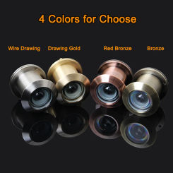 Brand New Luxury Brass 200 Degree Wide Angle Peephole Door Viewer Door Spyphole Viewer Security Anti-theft Peephole
