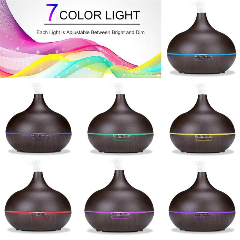Description Picture 5 of itemEssential Oil Aromatherapy Diffuser with Remote Control Ultrasonic Air Humidifier Vaporizer Auto-Off Safety-LED & Timer Settings