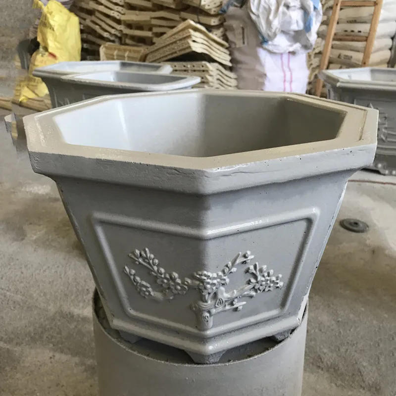 Description Picture 5 of itemPlastic Octagonal Bonsai Planter, Home Gardening Flower Vase Mould, Cement Succulent Plant Pot Mold, 35cm/13.78in Diameter