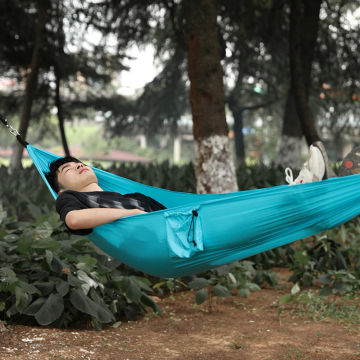 Outdoors Portable Camping Parachute Hammock Hanging Swing Chair for Backpacking Travel Multifunctional Hammock