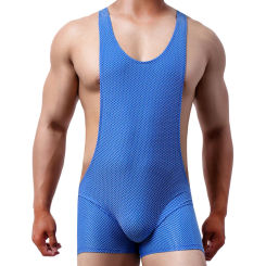 Sexy Mens Undershirts Sports One-piece Bodysuit Jumpsuits Leotard Wrestling Singlet Overalls Sexy Teddies Underwear Boxer Shorts