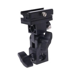 Swivel Flash Hot Shoe Umbrella Holder Mount Adapter for Studio Light Type B Stand Bracket Photo Studio Accessories