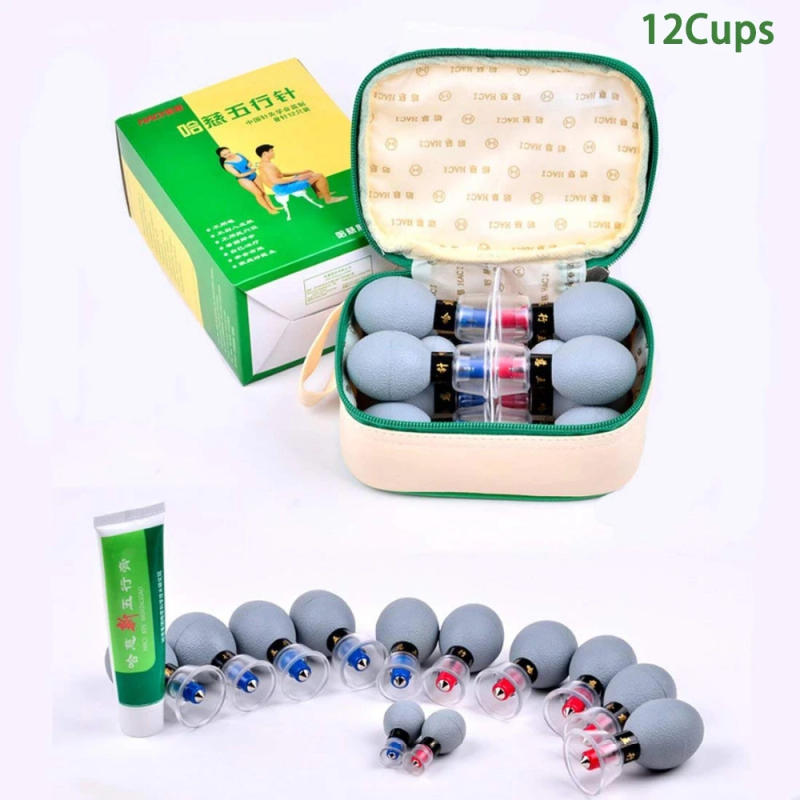 Description Picture 6 of itemChinese Biomagnetic Cupping Set Acupressure Massage Tool for Pain Relief 12/18 Cup Vacuum Haci Magnetic Therapy Cupping