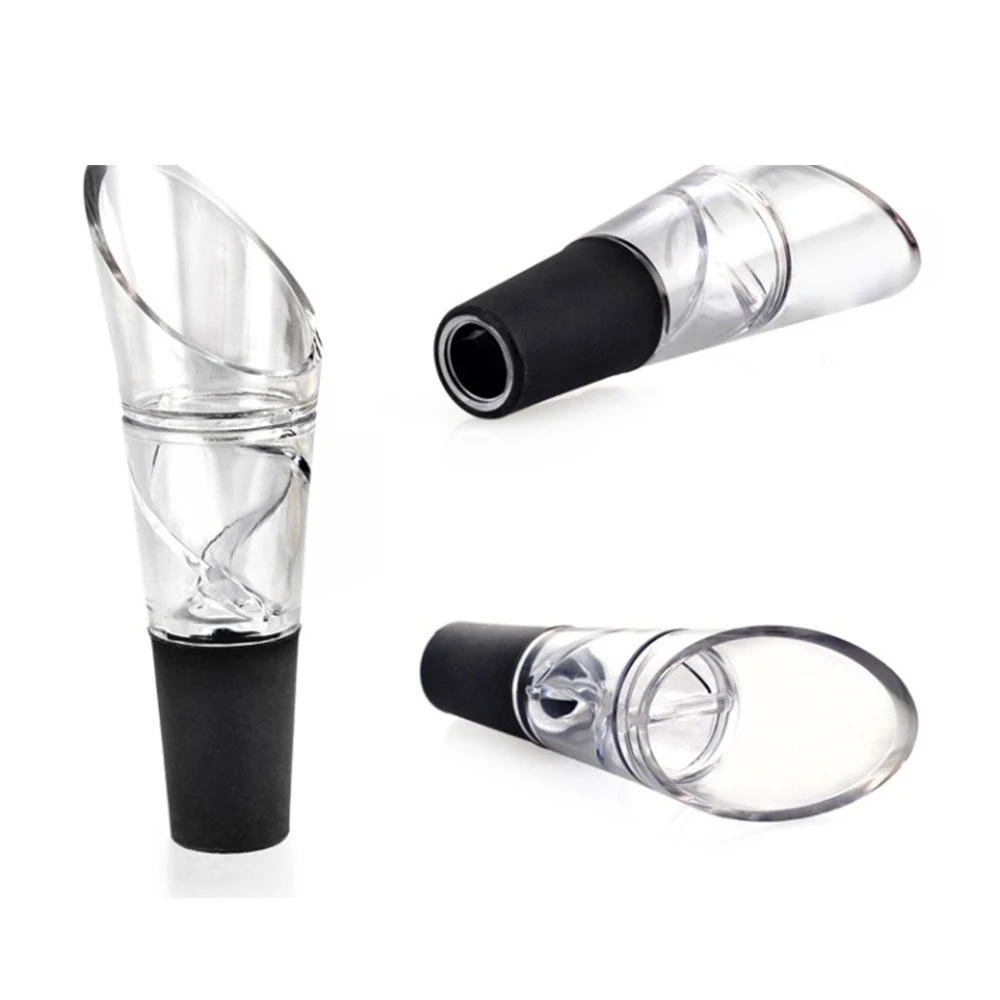 Description Picture 4 of itemQuick Decanter White Red Wine Bottle Drop Stop Top Stopper Dumping Funnel Aerator Pourer Premium Aerating Decanter Spout