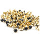 Gold with Black