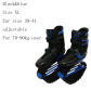 black blue XL