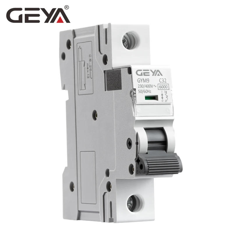 Description Picture 6 of itemGEYA GYM9 1P 6KA Breaking Capacity MCB Din Rail 220V 400V Mini Circuit Breaker 6A-63A AC Type Factory Direct Manufacturer