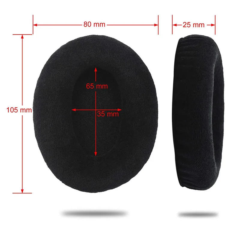 Description Picture 2 of itemEarpads For Sennheiser HD525 HD535 HD545 HD565 HD580 Earpad HD600 HD650 headband Headphones 1 Pair Pads Ear Pad Cups Foam