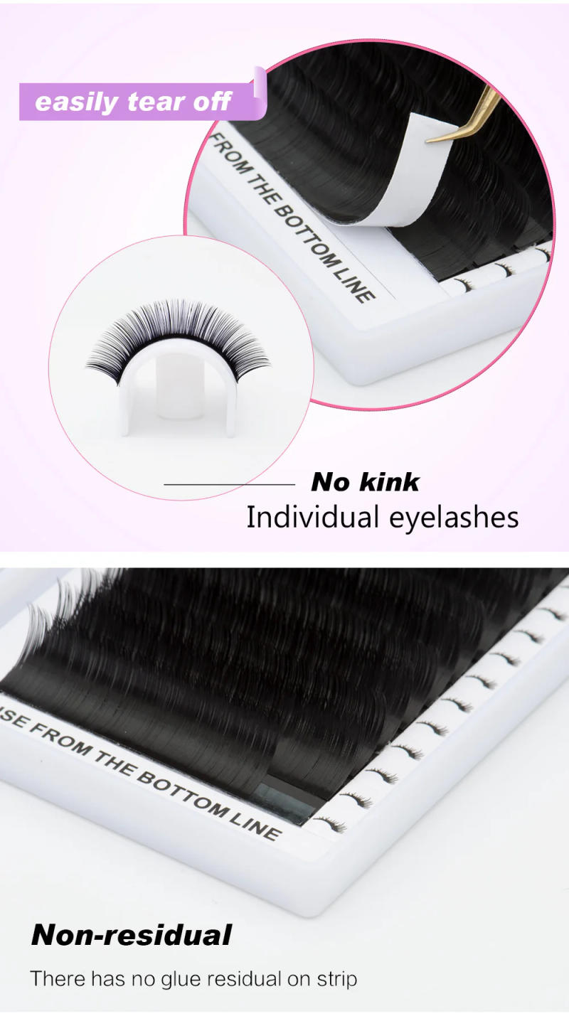Description Picture 4 of item16 lines of imitation ermine eyelashes, professional eyelashes, soft ermine eyelashes extension
