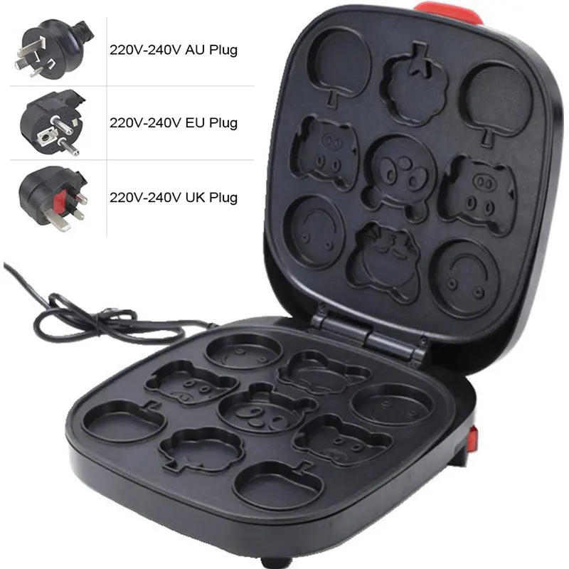 Description Picture 3 of itemMini Electric Walnut Cake Maker Automatic Nut Waffle Bread Machine Sandwich Iron Toaster Baking Breakfast Pan Oven EU plug