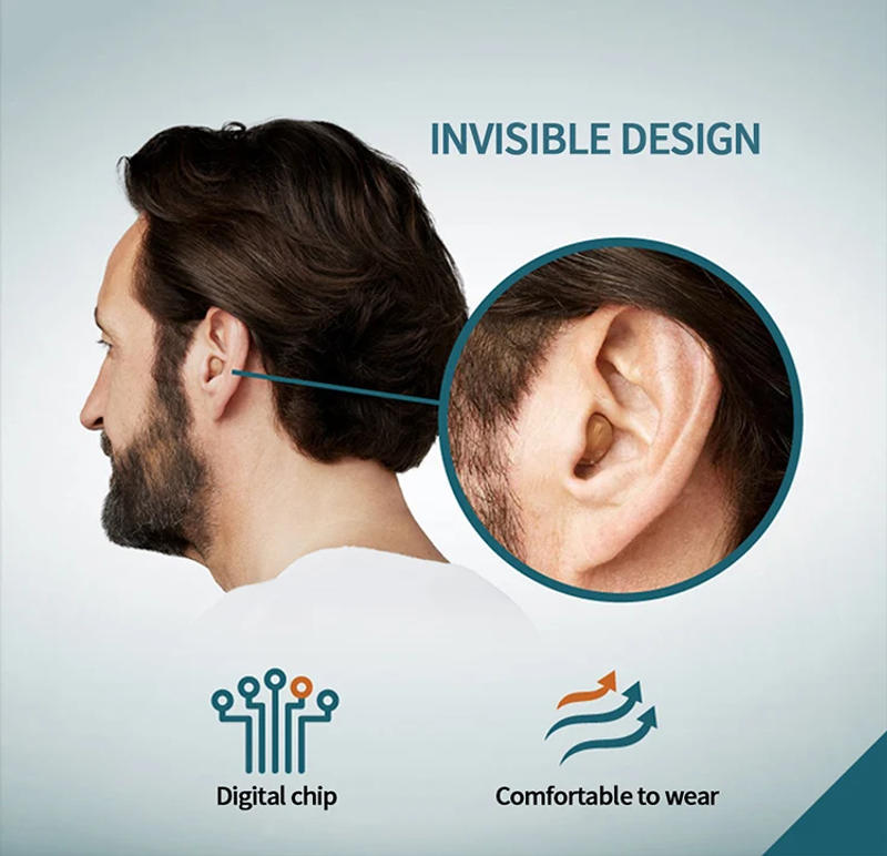 Description Picture 4 of itemSiemens Invisible Hearing Aids Sub Brand Signia ITC CIC 8 Channels Digital Hearing Aid Mobile Phone APP Program Fitting