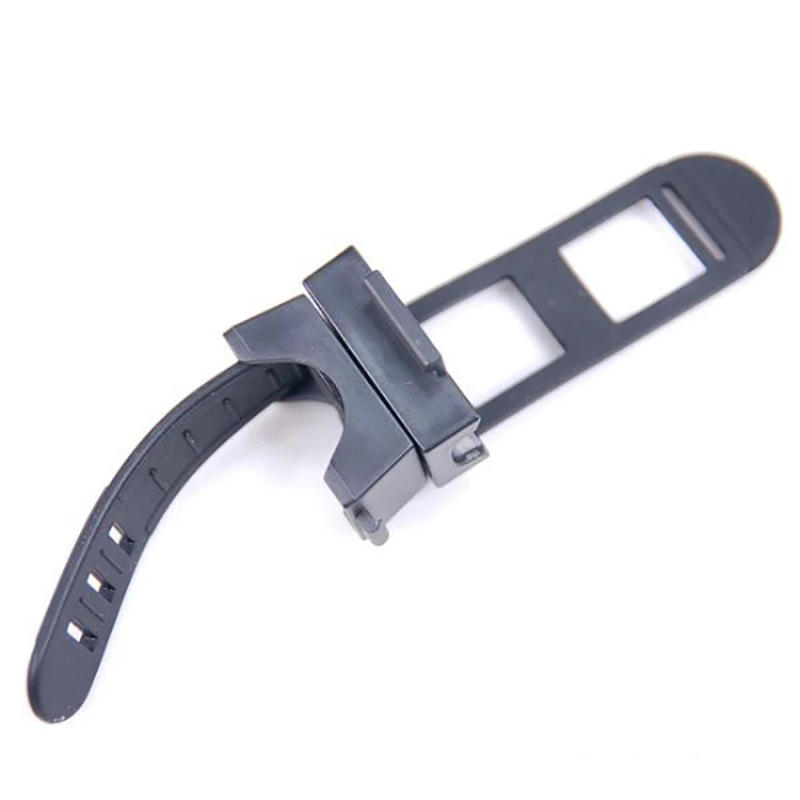 Description Picture 3 of itemFlashlight Holder Clamp Bicycle Bike Torch Light Mounting Bracket Soft Rubber Adjustable Bicycle Handlebar Light Holder Clip