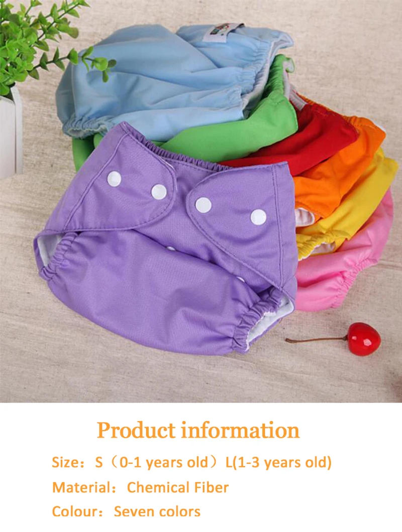 Description Picture 4 of itemBaby Reusable Diaper pants Cloth diapers for children Training Pants Adjustable Size Washable And Breathable ecological Diaper