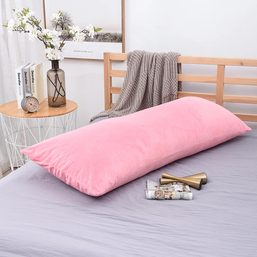 Description Picture 3 of item150x50cm Pregnancy Body Pillow Cover Dakimakura  Soft Plush Cushion Long Pillow Cases Large Size Zipper Pillowcase for Bed Sofa