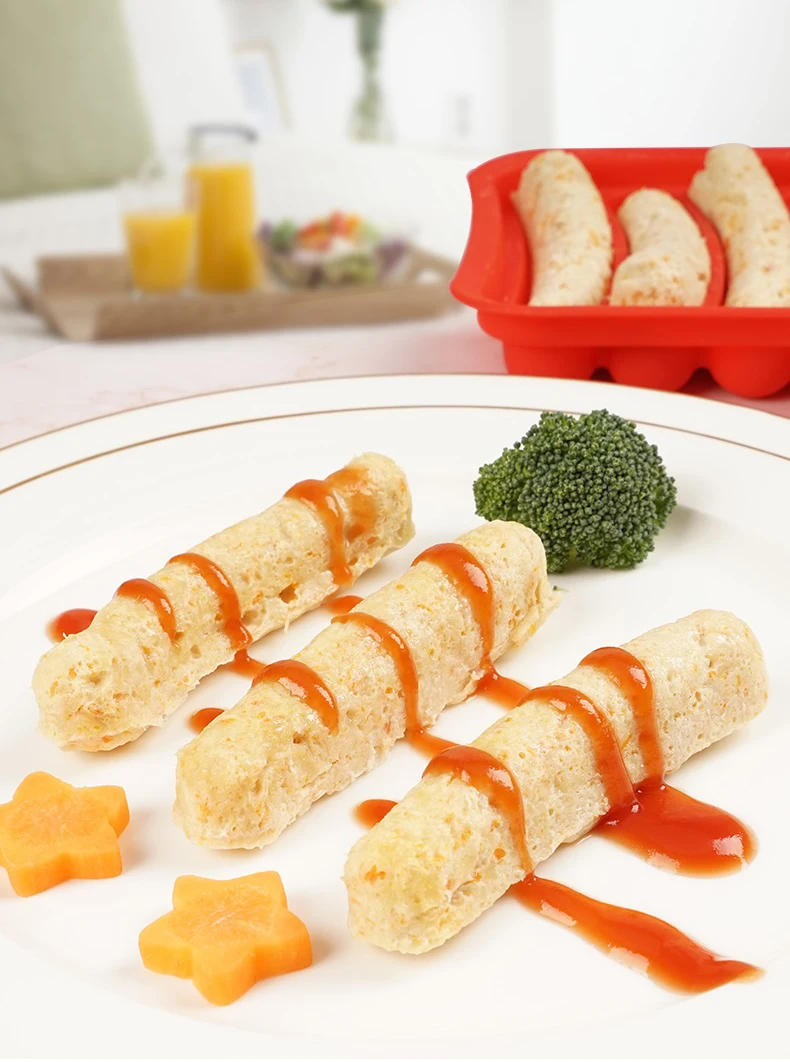 Description Picture 2 of itemSilicone Sausage Maker Mold DIY  Handmade Hamburger Hot Dog  Reusable Kitchen Accessories Gadget for Cake Baking Pie