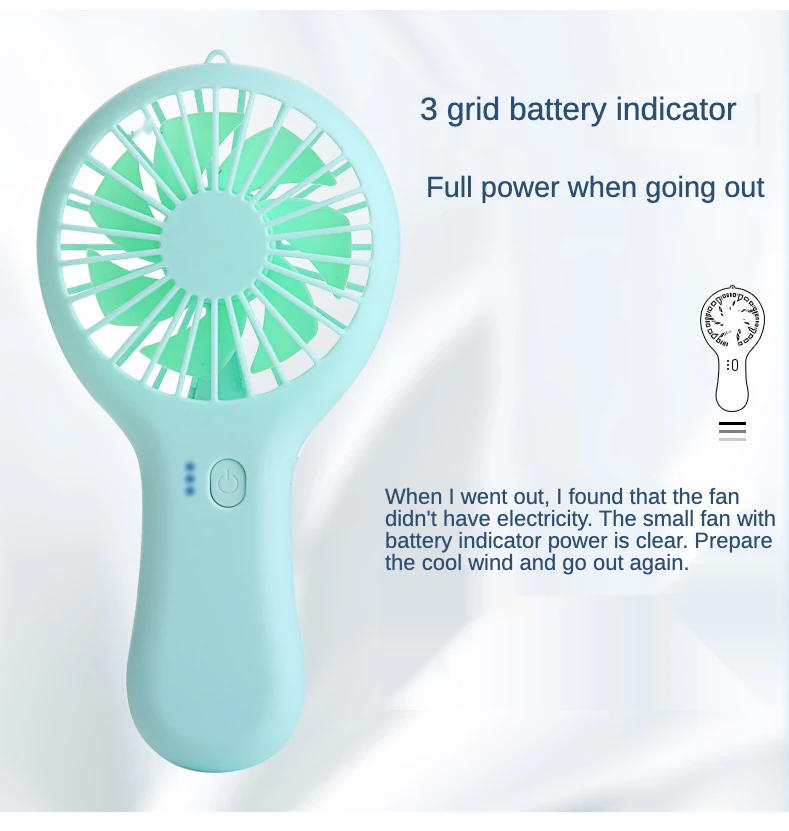 Description Picture 6 of itemHandheld Usb Mini Fan Portable USB Charging Fan Creative Rechargeable Small Fan Catapult Pocket Hand-held Fan Offer Custom Logo