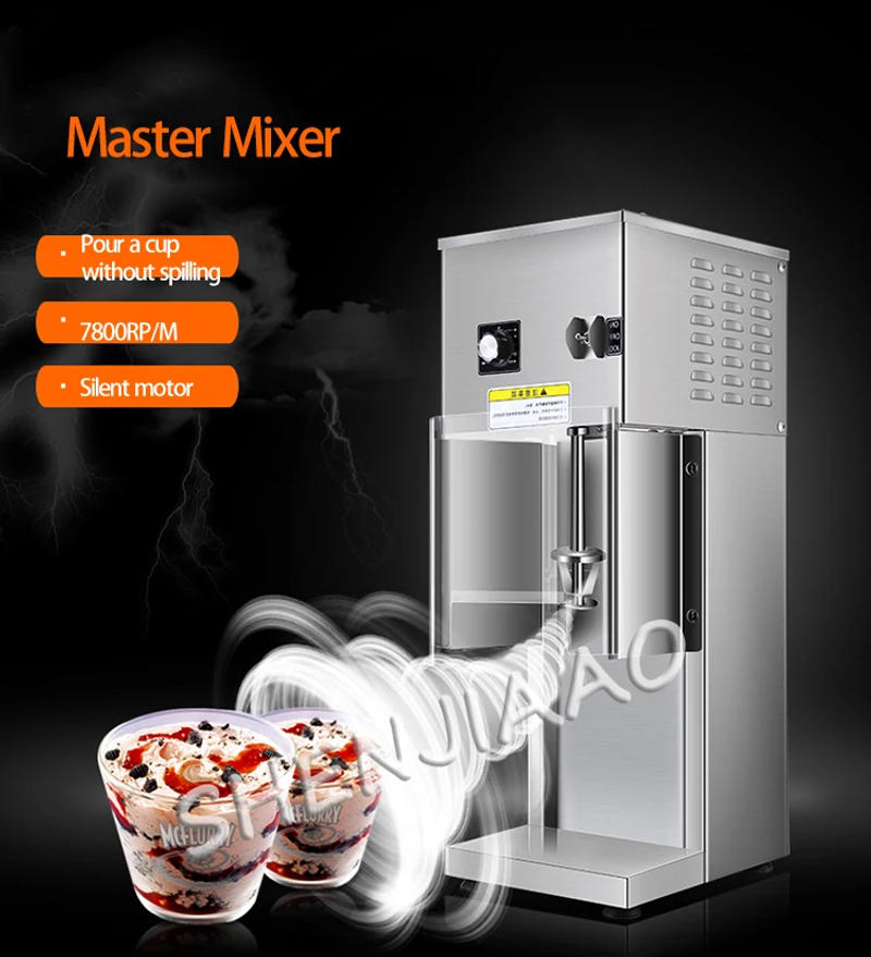 Description Picture 3 of itemKPS-DQ88 Commercial Electric Ice Cream Slush Machine Yogurt Milk Mixer Stainless Steel Ice Cream Mixer 750W 220V
