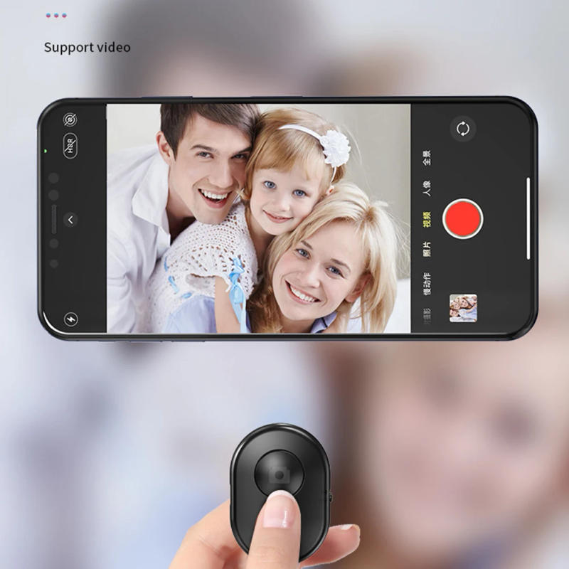 Description Picture 5 of itemRechargeable Bluetooth-Compatible Self-timer Selfie Stick Shutter Release Wireless Remote Controller Button for IOS Android