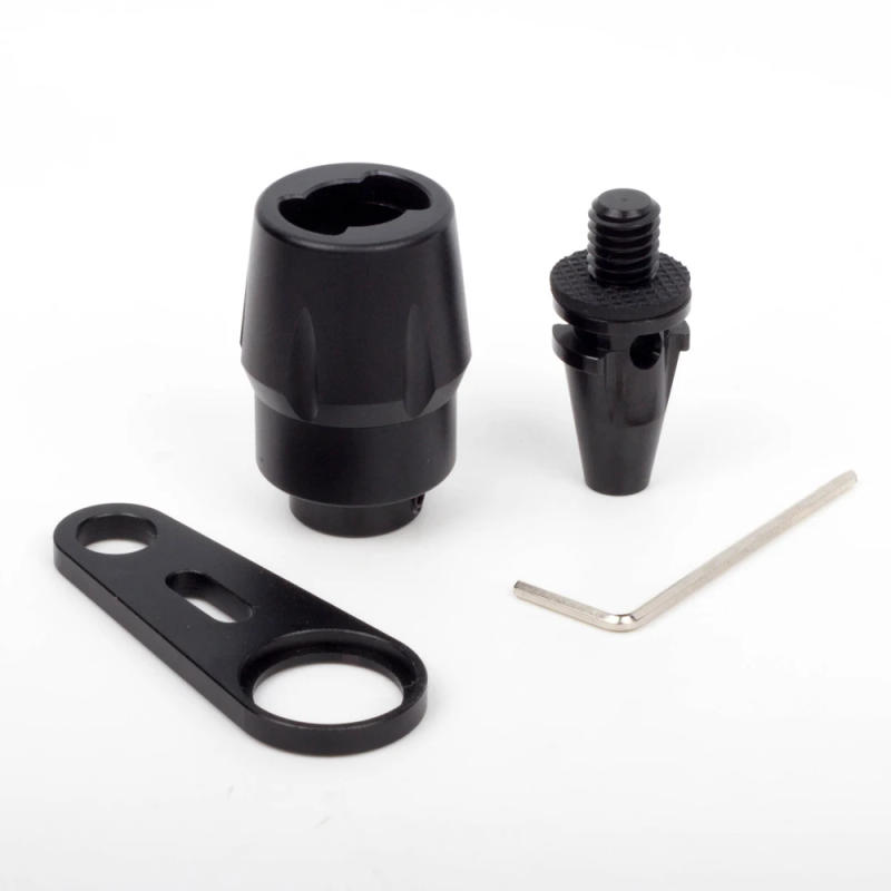 Description Picture 6 of itemMQR-03B-1 Mini Quick Release Connector Mount fr Sound Audio Antenna Fin Microphone MIC Boom Pole Shock DSLR Rig Camera Ambient