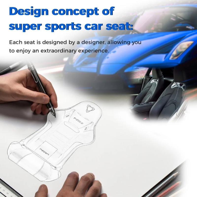 Description Picture 2 of itemFurgle Gaming Office Chairs 180 Degree Reclining Computer Chair Comfortable Executive Computer Seating Racer Recliner PU Leather