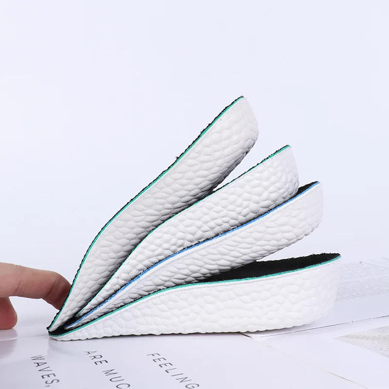 Description Picture 5 of item1 Pair Shoe Insoles Breathable Half Insole Heighten Heel Insert Sport Shoes Pad Cushion Unisex 1.5-3.5cm Height Increase Insoles