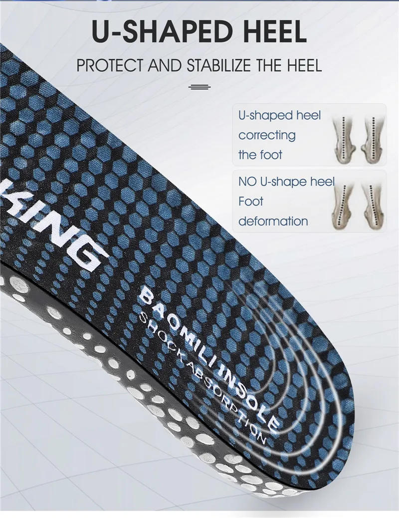 Description Picture 6 of itemWEST BIKING Sport Shoe Insoles Cycling Foam Shockproof Comfortable Shoes Feet Soles Pad For Men Women Sneakers Accessories