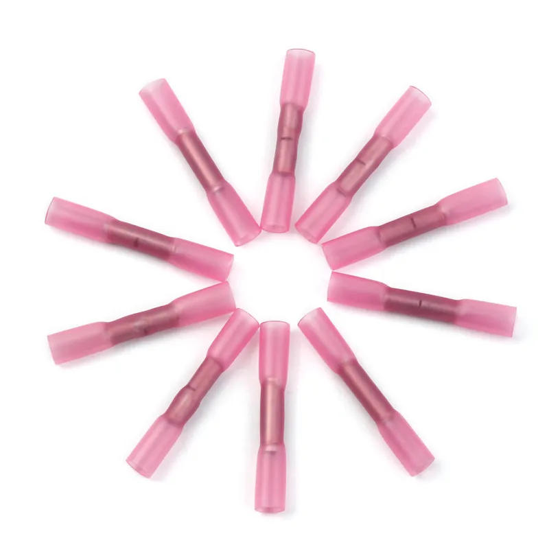 Description Picture 5 of item10/50/100pcs Electrical Heat Shrink Butt Crimp Terminals Solder Seal Wire Connectors Terminal Automotive Insulated Waterproof