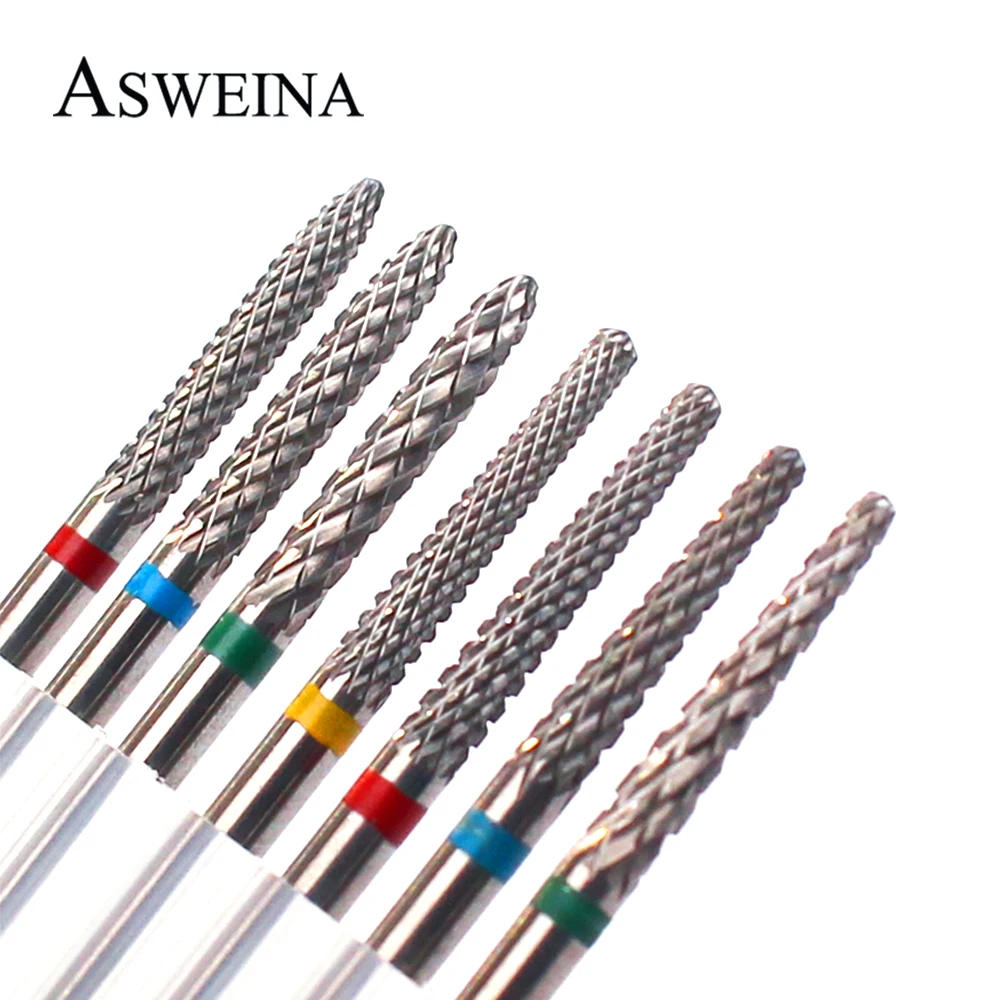 Description Picture 4 of item1pc Carbide Nail Drill Bits Electric Drill Machine Files Milling Cutter Manicure Burr Cuticle Remove Nozzles Nail Art Equipment