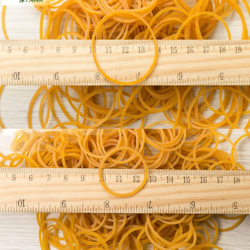 Description Picture 6 of item100-1000Pcs Multiple Colors Elastic Bands Multiple Rubber Band Office School Packaging Stretchable Sturdy Rubber Elastics Bands