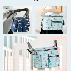 Baby Stroller Organizer Bag Mummy Diaper Bags Hook Baby Carriage Stroller Accessories Travel Nappy Cup Holder Cover Baby Buggy