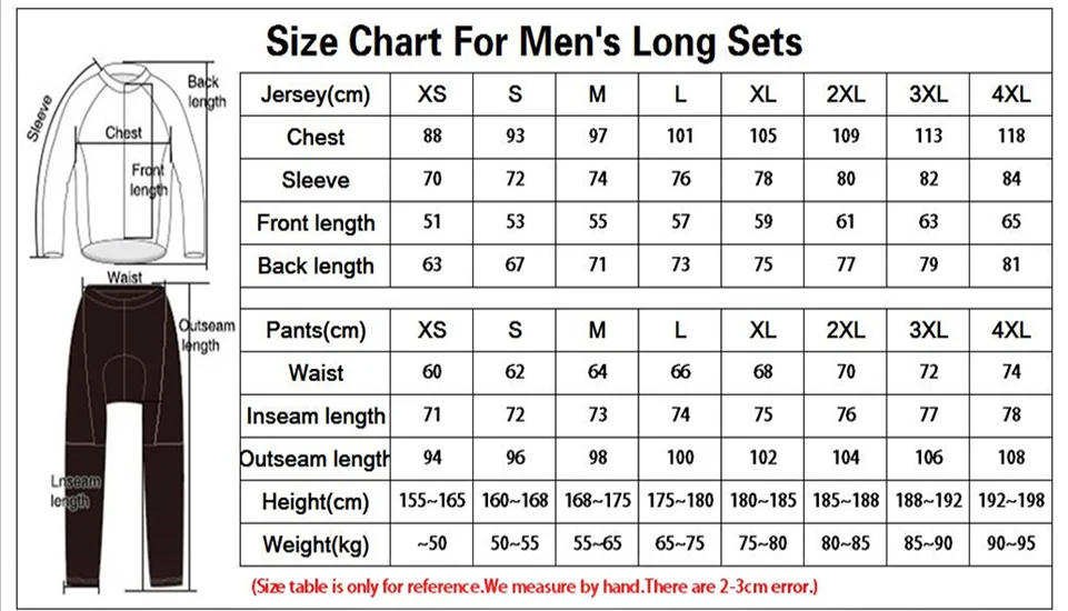 Description Picture 2 of item2023 New Gobikful -Men's Cycling Clothing Set, Thermal Wool Long Wool Set and Long Pants for Outdoor Mountain Bike Riding
