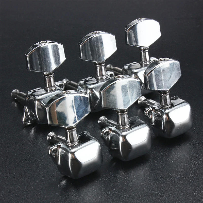 Description Picture 5 of item1pc Guitar Tuning Pegs Open Machine Heads Tuners Keys Oval Button Acoustic For Folk Guitar Parts Tuning Peg Parts