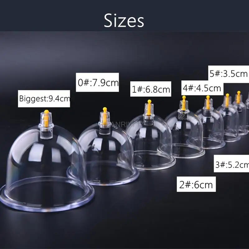 Description Picture 6 of item10pcs 30pcs Cupping Cupping Cups Set Vacuum Cans Hijama Banks Cupping Therapy Set Massage Suction Cup Kit
