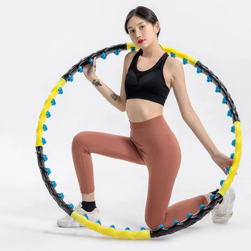 Description Picture 3 of itemDouble Row Magnetite 8 Sections Fitness Hoop Exercise Workout Sport Hoop Easy To Install Receive an Abdomen Slender Waist