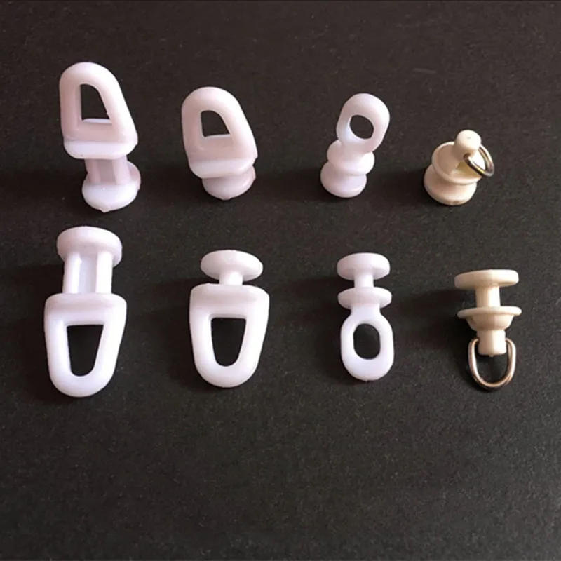 Description Picture 2 of item30Pcs/lot Curtain Rail Plastic Pulley Window White Hook Rollers Curtain Track Accessories Home Renovation Hardware Supplies