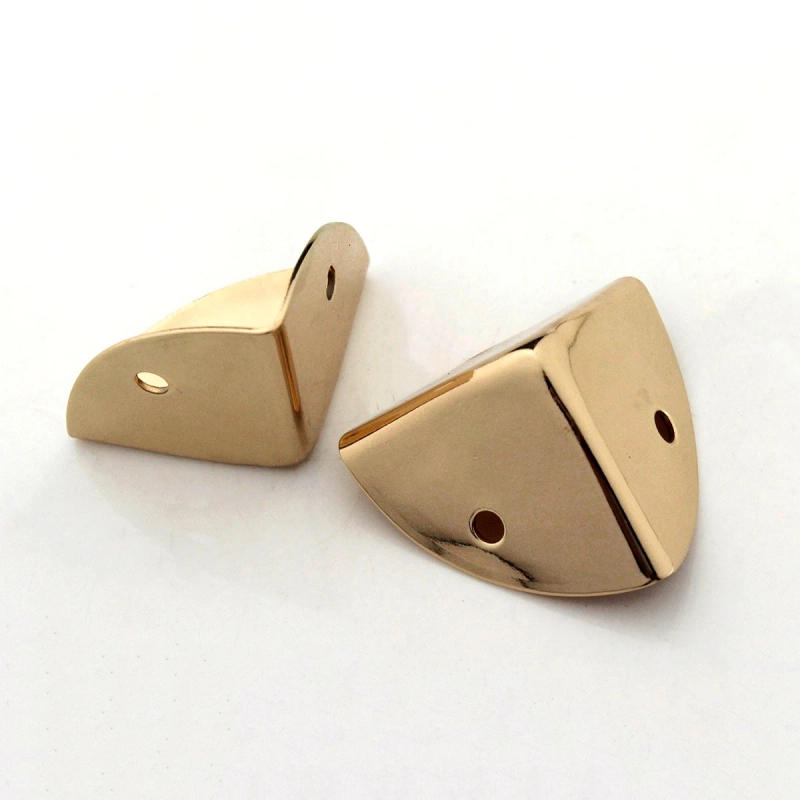 Description Picture 3 of item2pcs Metal Triangle Bag Corner Protector Buckle for Leather Craft Purse Flap Handbag Book Photo Album DIY Hardware Accessories