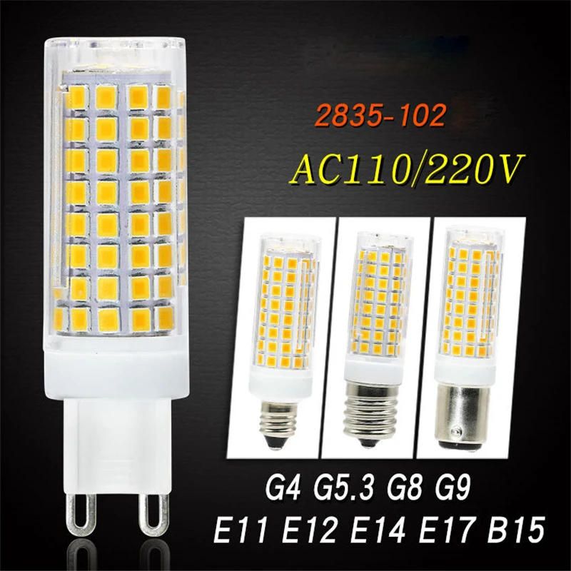 Description Picture 6 of itemNEW G9 Spotlight 5W 7W 9W 12W 15W AC110V 220V G9 lamp Led bulb SMD2835 LED High Quality Chandelier Light Replace Halogen Lamp