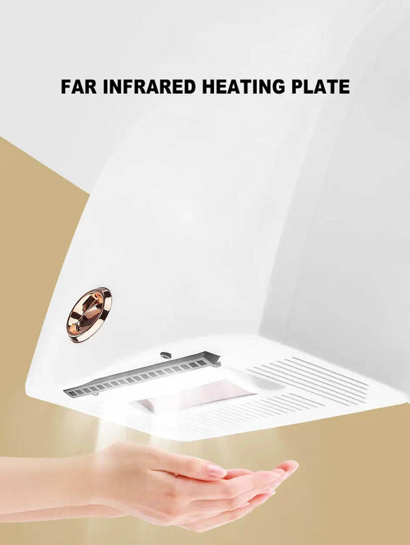 Description Picture 5 of itemIntelligent Hotel Hand Dryer Fully Automatic Infrared Hand Dryer Commercial Temperature Display secador pared  hotel